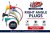 (image for) 6.35mm Right Angle Plug to Plug 20cm cable (AMP45G)