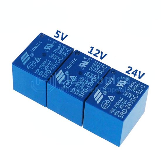(image for) Submin SRD 24vdc 10A relay 5P (SES00H)