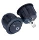 (image for) SPST Round 6A Rocker Switch BLACK 20mm (SWR023)