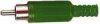 (image for) RCA Plug Green, with sleeve (ANP60G)