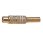 (image for) White High Q Gold Plated Phono Line Socket, 5mm (ANP83G)