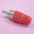 (image for) RCA Plug Screw-Cap Red (PLP004)