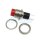 (image for) SPST Push Button Momentary Switch 10mm, Red/Black (SWP056)