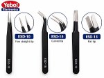 (image for) 3 Piece Antistatic Tweezers (TLS333)