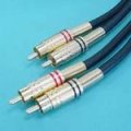 (image for) HQ Gold Twin RCA-type M-M, 6m (ALD024)