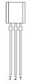 (image for) BT169D - Triac, 0.8A, 400V (SET04H)