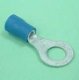 (image for) Insulated Crimp Round Blue 6.4mm 6-pack (TML124)