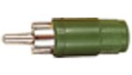 (image for) RCA Green plastic plug (ANP40G)