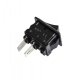 (image for) MINI Black Rocker switch 2 pin 3A (SWR066)
