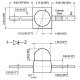 (image for) LED 2.25mm Axial Yellow (LED222)