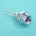 (image for) LED 3mm Red in Chrome Holder (LED901)