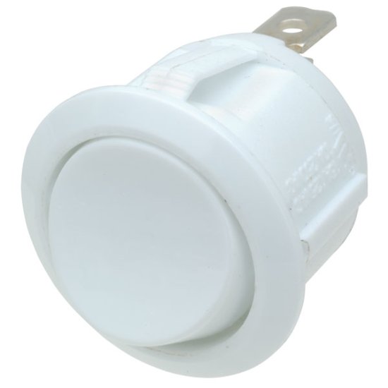 (image for) SPST Push-Fit Round White 6A (SWR027)