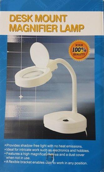 (image for) Desk Mount Magnifier Lamp 10W 220 V (DYN019)