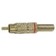 (image for) RCA Red metal body plug 5mm (ANP54G)