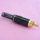 (image for) RCA Plug Black/Gold 7mm White (PLP075)