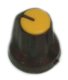 (image for) Knob, Black with assorted colors Cap, 15 x 16mm (ANN60G)