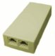 (image for) Twin CAT5 Outlet, Surface Mount (CPT03S)
