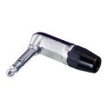 (image for) 6.35mm Stereo Slimline Right Angled Jack Plug (APR28G)