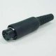 (image for) DIN Inline Socket 5-pin 180 Degrees (PLN045)