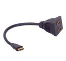 HDMI Plug to 2 x HDMI Sockets Lead (APN77G)