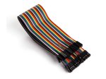 (image for) 40PINS 30cm FEMALE TO FEMALE JUMPER WIRE(FLAT) (ARD98E)