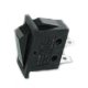 (image for) Black Rocker 16A 250VAC SPST (SWR051)