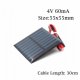 (image for) Solar Panel and wires 4v60mA (ARD300E)