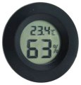 (image for) Digital Thermometer/Hygrometer Panel Mount Round (AMK22G)