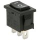 (image for) Mini Rocker 6A 230VAC SPDT O-F-O Locking (SWR063)