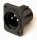 (image for) Black 3 Pin XLR Chassis Plug (ANQ52G)