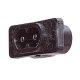 (image for) 250V 2A AC 2 Pin Chassis Plug, Reversible (AMG81G)