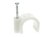 (image for) Round Cable Clip, White, 8mm (SBH24S)
