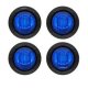 (image for) Waterproof 12v Led 20cm Blue with wire (LED05H)