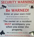 (image for) Security Warning Board (SEC001)