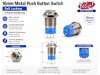 (image for) Metal Push Button Switch 16mm Locking (SWP081)