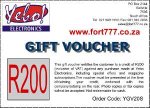 (image for) Gift Voucher, R200 (YGV20S)