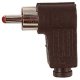 (image for) RCA Plug Right Angled, Black (PLP010)
