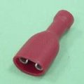 (image for) 6.25mm Full-Insulated Female Disconnect Red 6 pk (TML315)