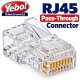 (image for) Modular Plug RJ45 8P8C Pass-Through SINGLE (PLT089)