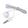 (image for) White Mono Magnetic Earpiece with 3.5mm Jack Plug (ALT03G)