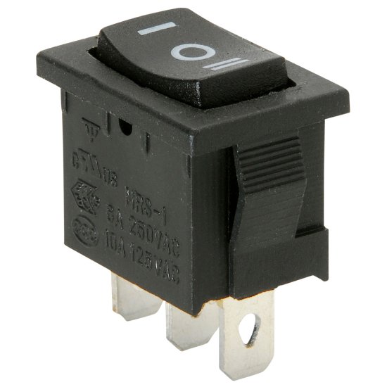 (image for) Mini Rocker 6A 230VAC SPDT O-F-O Locking (SWR063)