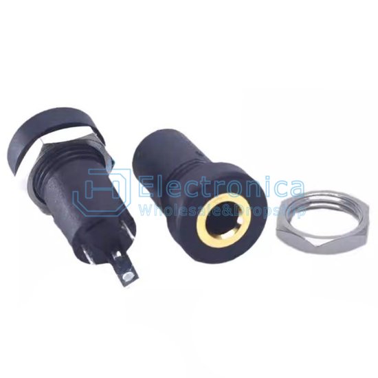 (image for) 3.5mm High Quality 4 Way Chassis Socket (ANP25G)