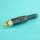 (image for) RCA Plug Black/Gold 7mm Red (PLP074)