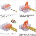 (image for) Orange Quick Connector 2 way Wago (WRA033)