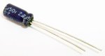 (image for) Mini Electrolytic 2.2uf 50V Electrolytic Capacitor (ELR333)