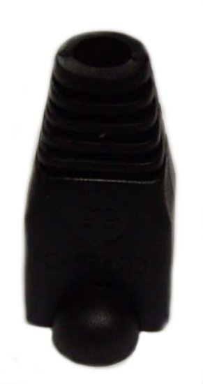 (image for) RJ45 Rubber Boot, Black 2pcs (ALT96G)