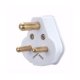 (image for) MINI MAINS LIGHTING PLUGTOP 6A 250V WHITE (STK300)