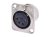 (image for) XLR MOUNTING CONNECTOR, 4-PIN (PLA016)