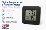 (image for) Mini Digital LCD Thermometer/Hygrometer sensor (AMK80G)