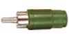 (image for) RCA Green plastic plug (ANP40G)
